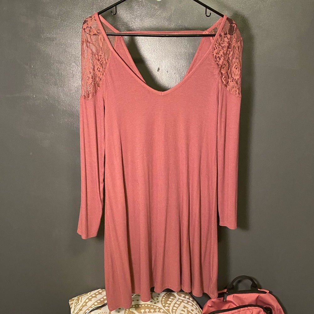 American Eagle mauve dress size small